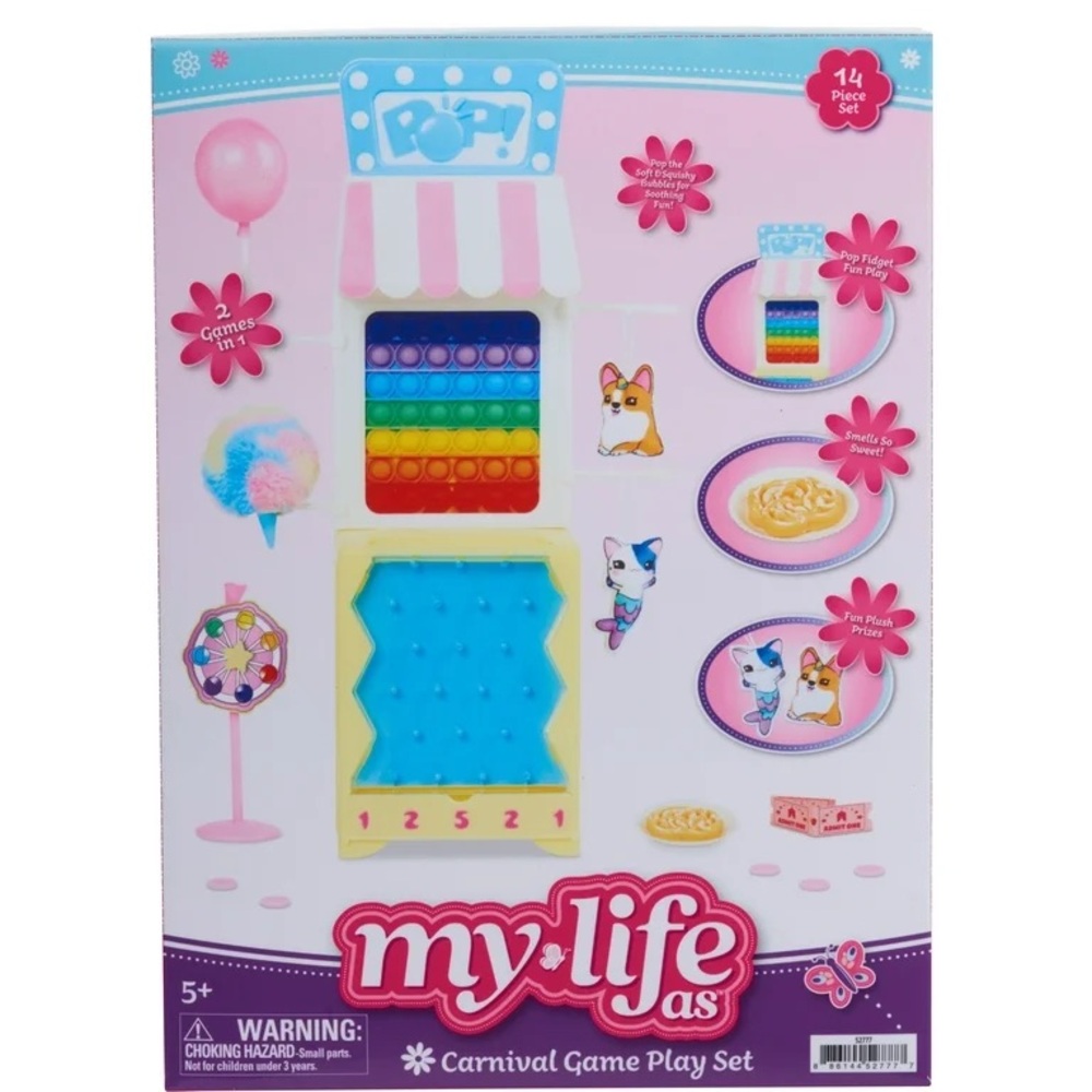 My Life As Carnival Game 14-piece Accessory Set for Dolls NEW